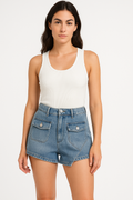 Jeansshorts Damen Plus Size & High Waist – ChicDenim