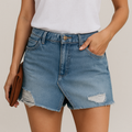 Denim-Hosenrock Damen Asymmetrisch & Trendy – SummerStyle