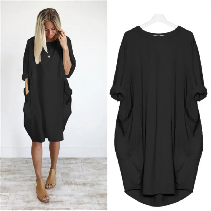 Elegantes Damen Kleid Zeitlos Bequem Sommerfest – Mirea
