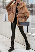vDamen Winterjacke mit Kunstfell und Thermofüllung – Eloria