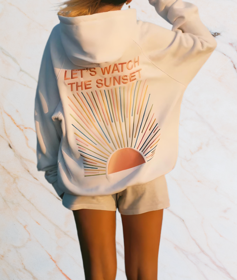 Femininer Hoodie aus High-Stretch-Stoff – Elisa