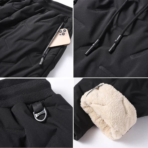 Herren Winterhose warm wasserdicht mit Fleecefutter – Gaetano