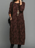 Winterkleid für Damen mit Rundhals und Komfort – Elvara