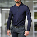 Herren Businesshemd Slim Fit Bügelfrei Baumwolle – Rendano