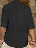 Herren Leinenhemd Sommer Elegant 100% Leinen Look – Salvoro