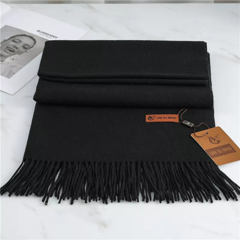 Kaschmirschal mit Quasten – weich & warm – Emilia