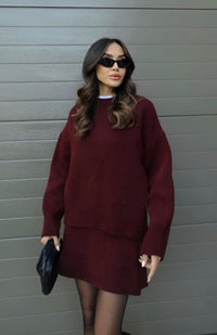 Cozy Herbst Outfit Set Damen Kleidung – Daria