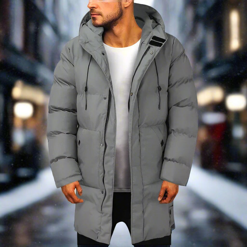 Lange Winterjacke für Herren, warm & wasserabweisend – Lukas