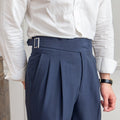 Elegante Herren-Stoffhose mit verstellbarer Schnalle – Lukas