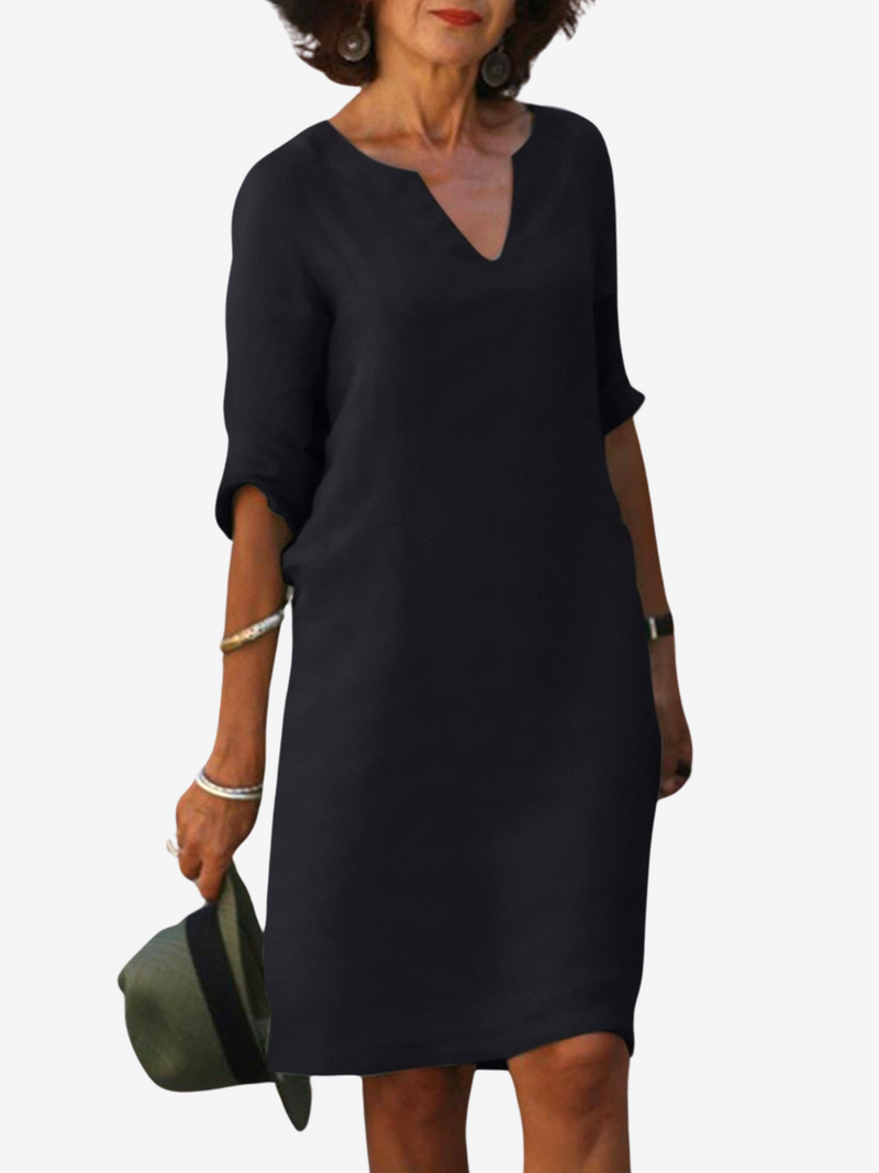 Damen Kleid Bauchformend Elegant Komfort Vielseitig – Virelia