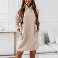 Kapuzenpullover Kleid warm & bequem für Herbst/Winter – Lisa