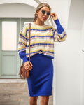 Elegantes 2-teiliges Set mit Pullover & Rock – Emilia