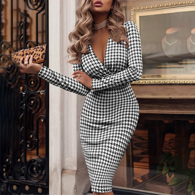 Figurbetontes Bodycon-Kleid mit Stretch – Valentina
