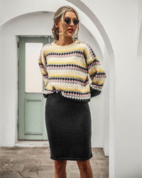 Elegantes 2-teiliges Set mit Pullover & Rock – Emilia