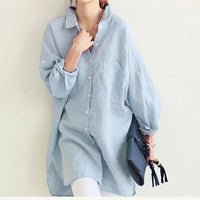 Oversize-Freizeithemd aus weichem Material – Lena
