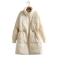 Mittellange Winterjacke mit Baumwollfutter – Ellie