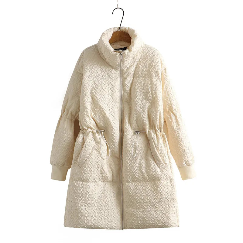 Mittellange Winterjacke mit Baumwollfutter – Ellie