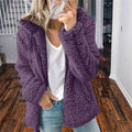 Kuschelige Teddy-Strickjacke mit Kapuze für kalte Tage – Lena