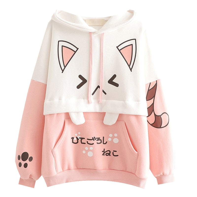 Damen Hoodie mit Kapuze und Kängurutasche – Mia