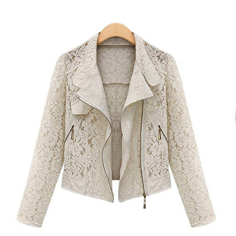 Elegante Damenjacke mit Spitze – Seraphina