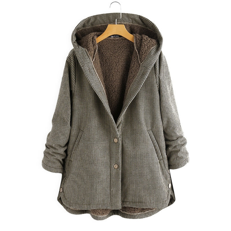Stylische Kapuzenjacke für Komfort und Wärme – Cornelia