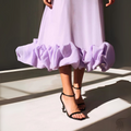Raffiniertes Midi-Kleid mit schmeichelnder Passform – Lorena