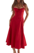 Sommerkleid Luftig Elegant Lässig Verspielt Damen – Larina