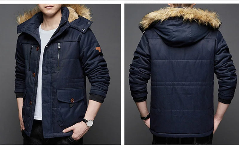 Herren Outdoorjacke Wasserdicht Warm Winter Windschutz – Kaltrex