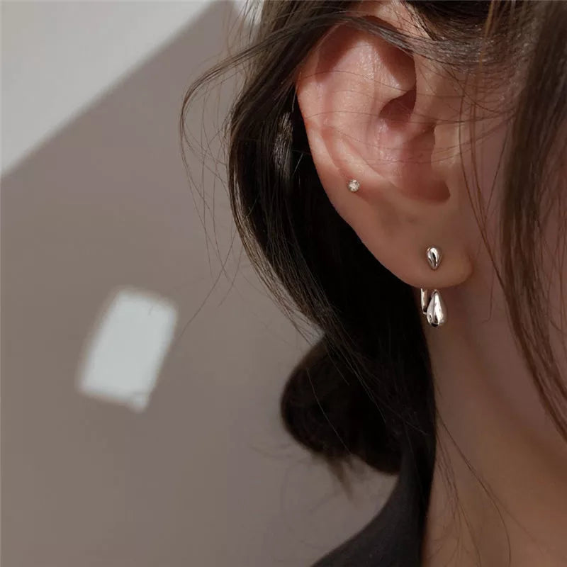 Elegante Wassertropfen-Ohrstecker für Damen – Lena