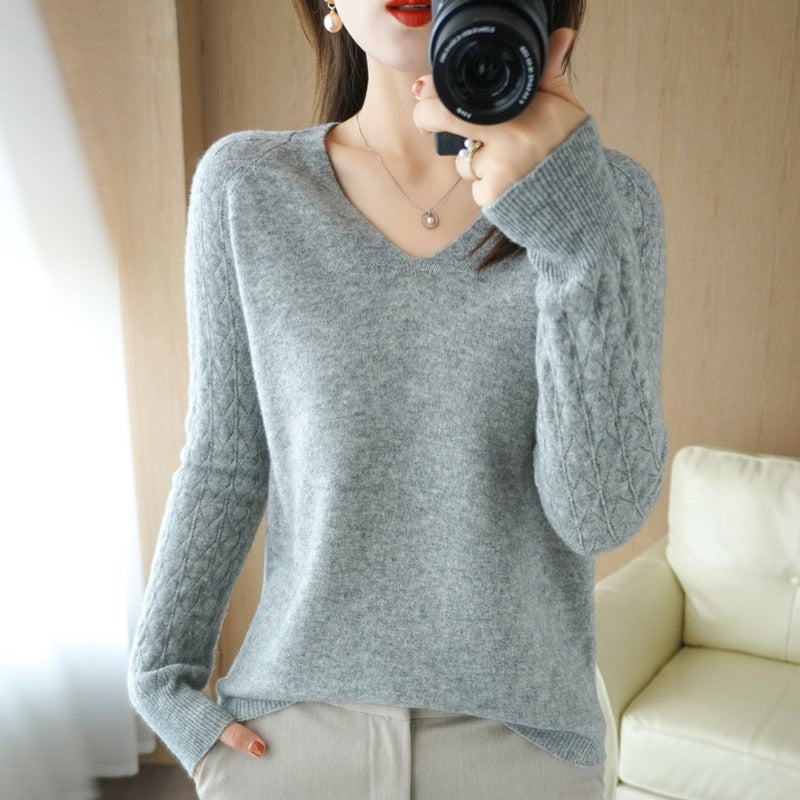 Moderner Damenpullover mit bequemer Passform – Emilia