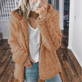 Kuschelige Teddy-Strickjacke mit Kapuze für kalte Tage – Lena