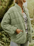 Damen Übergangsjacke Oversize Gepolstert Elegant – Beatricia