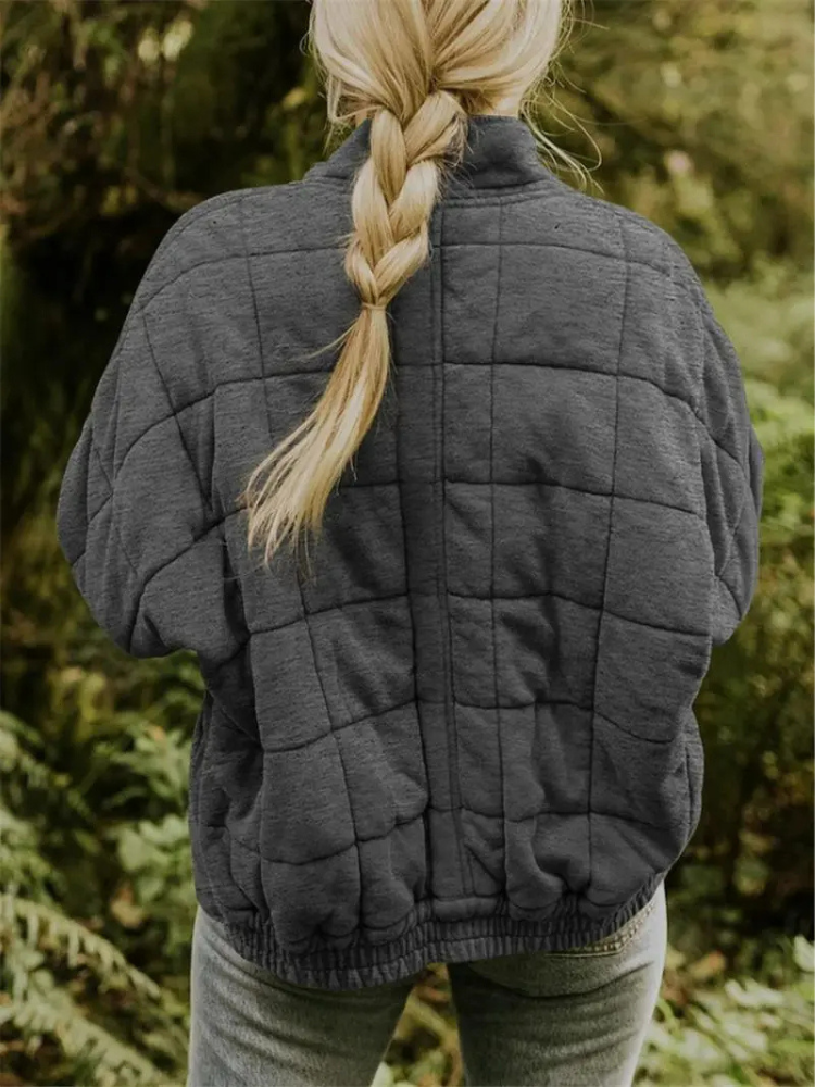 Damen Übergangsjacke Oversize Gepolstert Elegant – Beatricia
