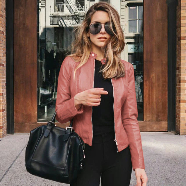 Modische Wildlederjacke für Damen – Emilia