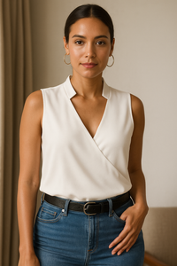 Elegante Damenbluse für Sommer und Alltag – Anja
