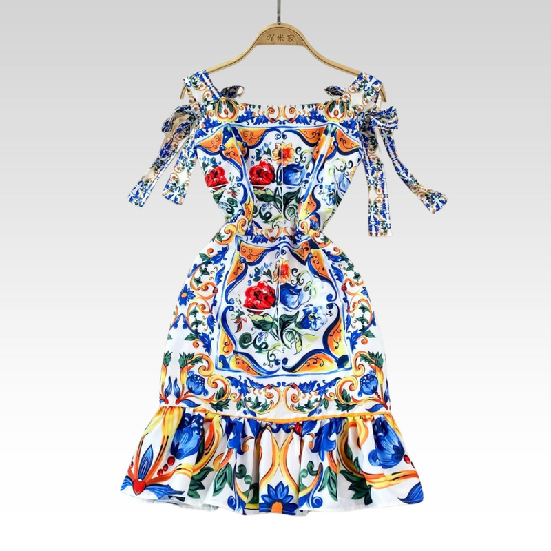 Sommerkleid Elegant Luftig Inselstil für Damen – Solena
