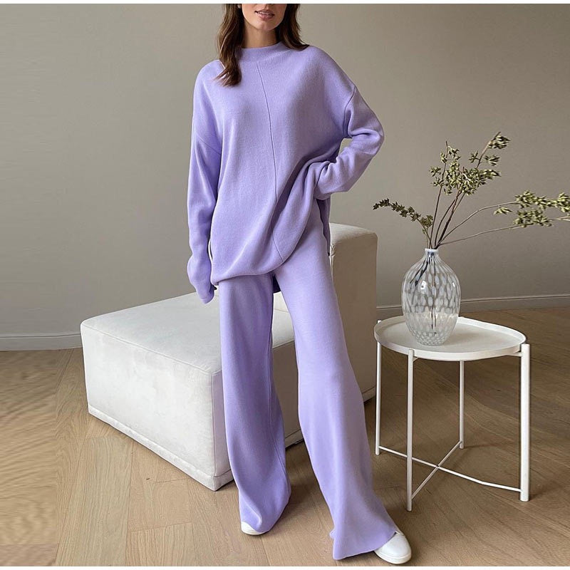 Warmer Hausanzug mit Rollkragen für Damen – Dagmar