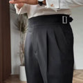 Elegante Herren-Stoffhose mit verstellbarer Schnalle – Lukas