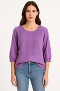 Boho Bluse Damen Bestickt Locker Elegant – Florencea
