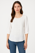 Boho Bluse Damen Bestickt Locker Elegant – Florencea