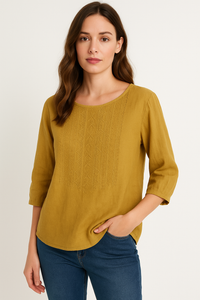 Boho Bluse Damen Bestickt Locker Elegant – Florencea