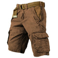 Cargo Shorts Herren Baumwolle Vintage Sommerstil – Eeron