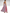 Plissee Maxikleid Rosé Flieder Schulterfrei – Amélie