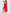 Rüschen Maxikleid Elegant Schlitz Hellblau Rot – Bella