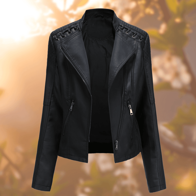 Stylische Lederjacke für Damen – Alana