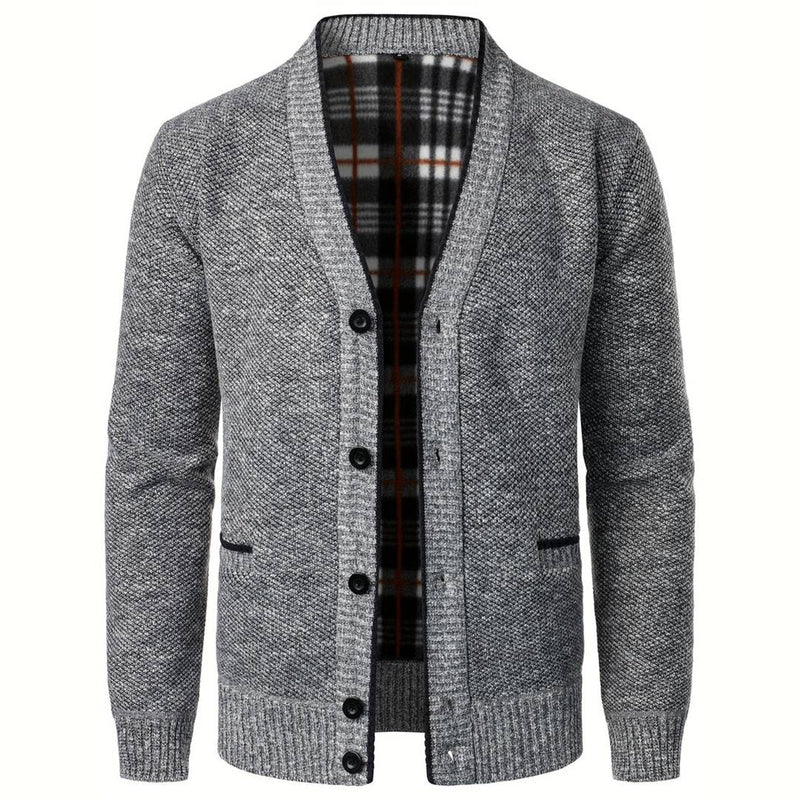 Herrenweste mit V-Ausschnitt für stilvolle Herbstlooks – Elias