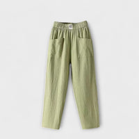 Damen Leinenhose Sommer Leicht Bunt Elegant – Ravelina