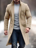 Langer Herrenmantel im modernen Look – Armondo
