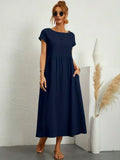 Sommerkleid Damen Elegant Locker Seidig Bequem – Alurea