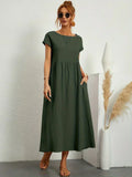 Sommerkleid Damen Elegant Locker Seidig Bequem – Alurea